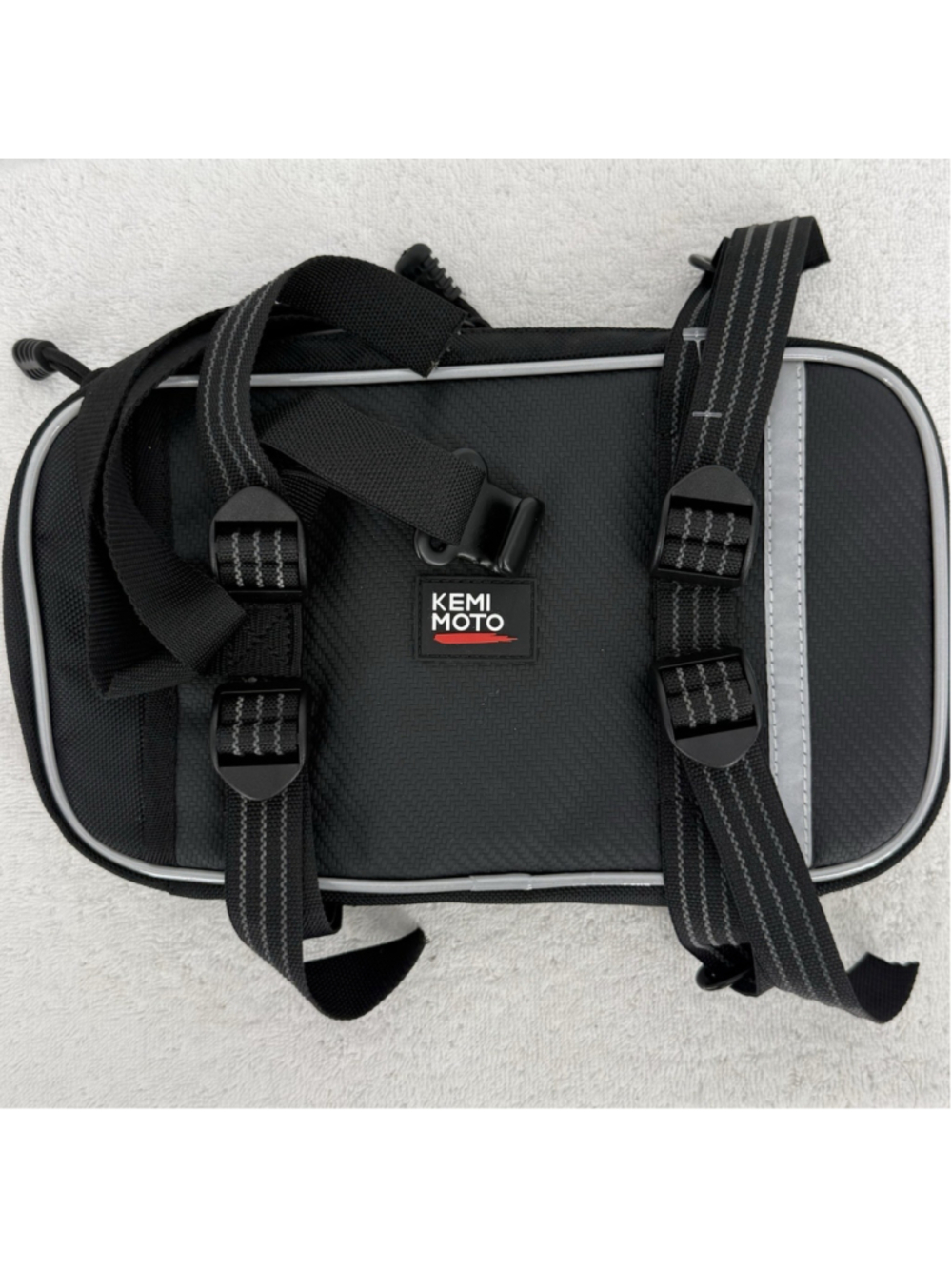 Kemimoto Dirt Bike Front Fender Bag 1680D Oxford Cloth Water Resistant Zippers